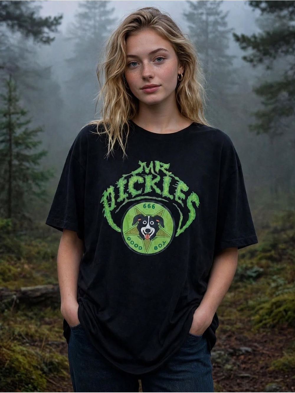 Mr. Pickles Show Cartoon Series Unisex Cotton Tshirt
